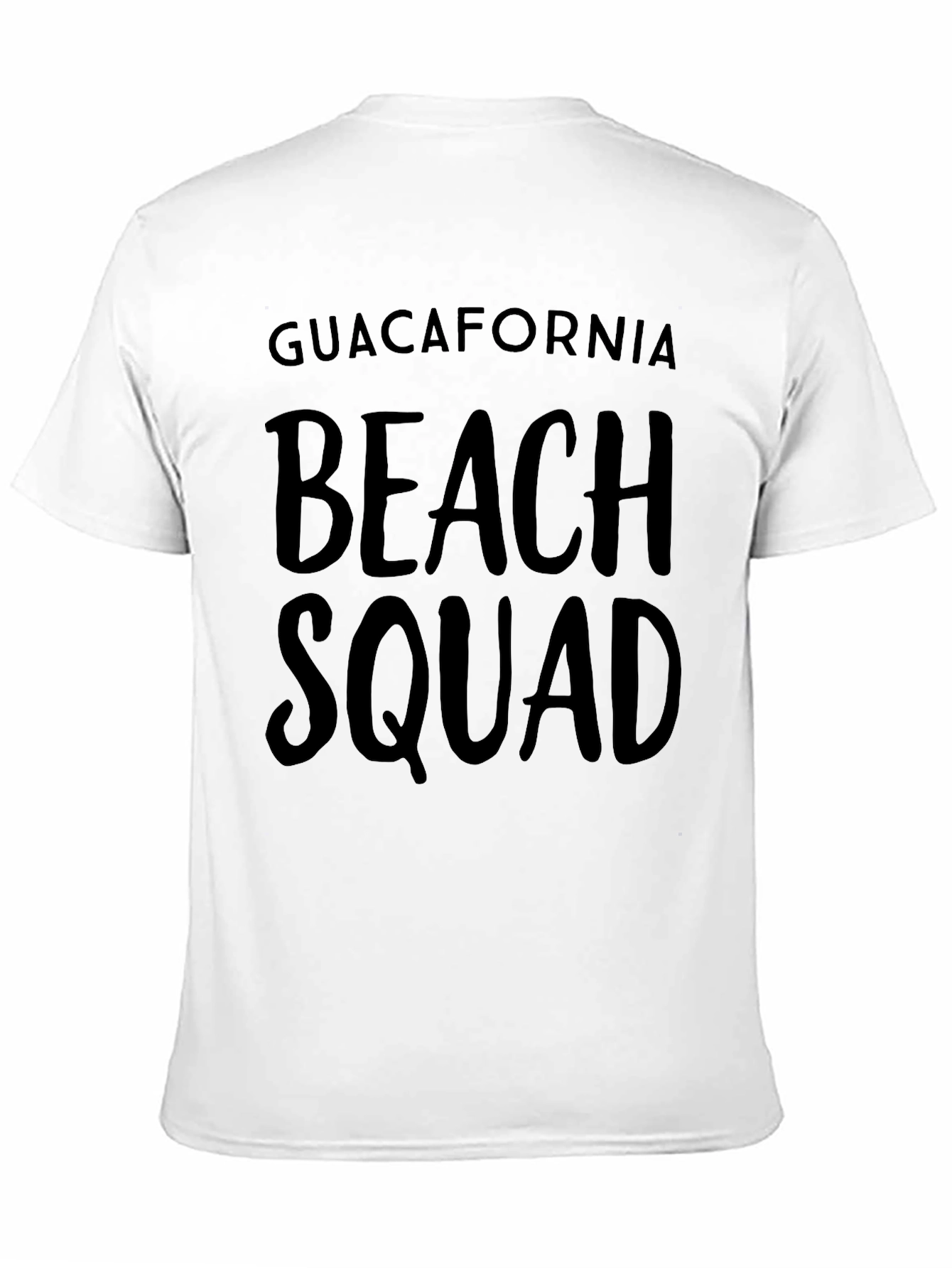 Guacafornia Beach Squad Black Graphic T-Shirt