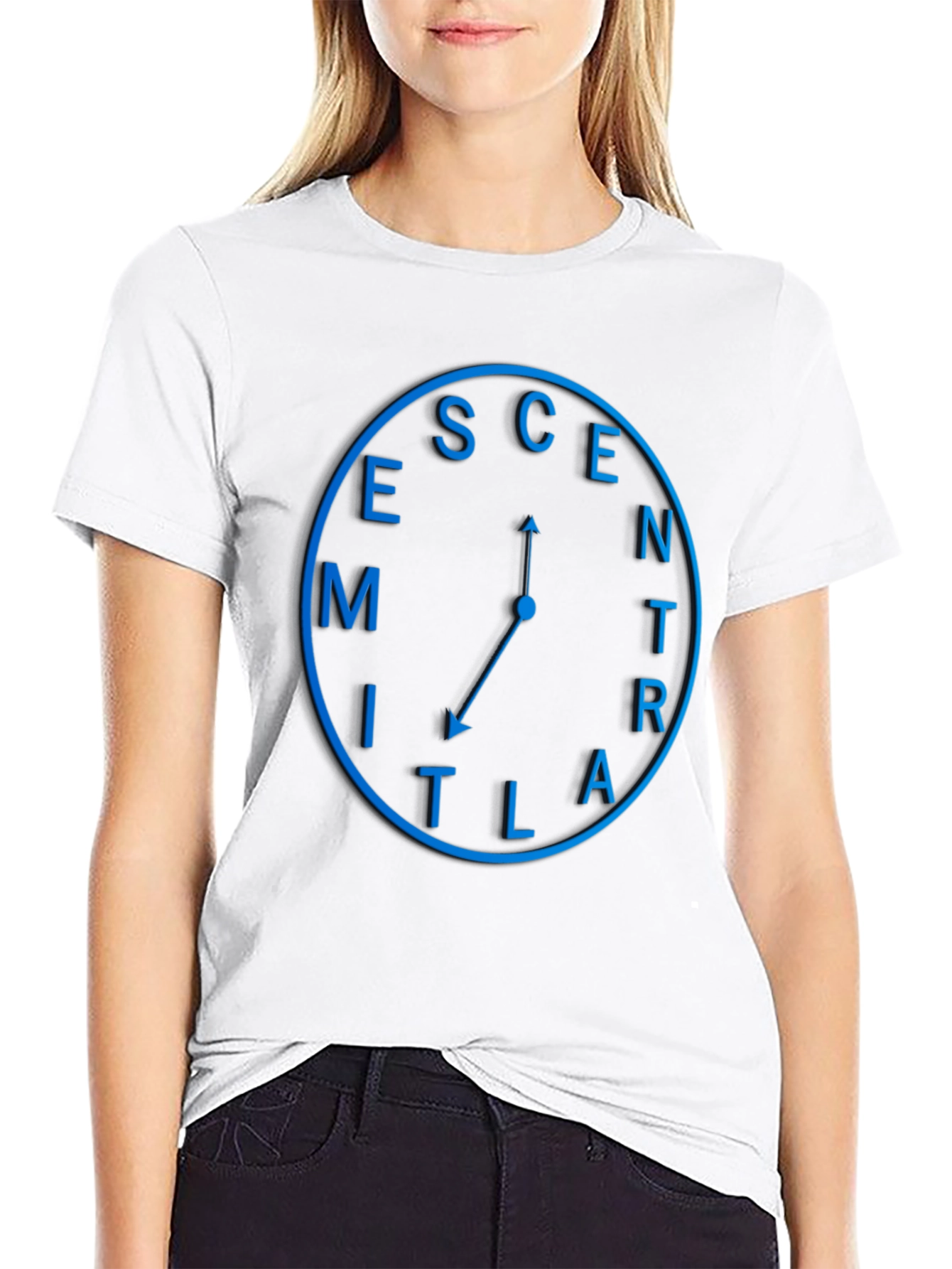 Eccentric Time Black T-Shirt