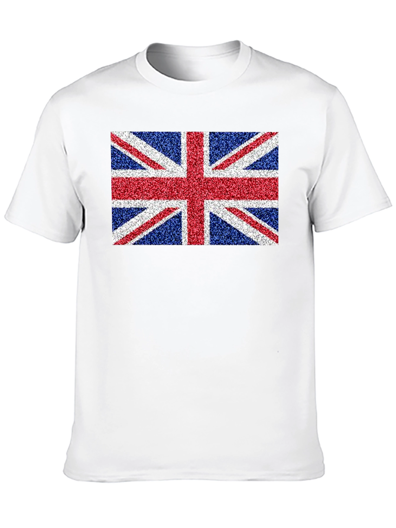Union Jack T-Shirt - British Flag Glitter