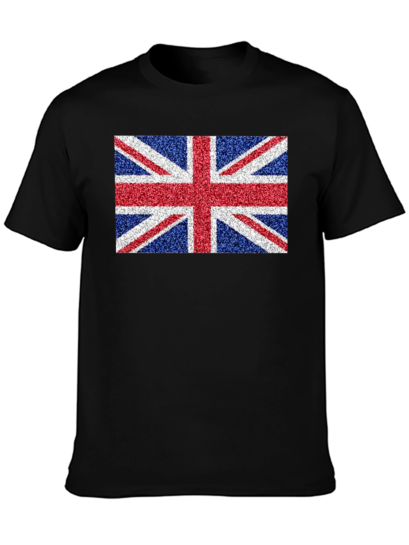 Union Jack T-Shirt - British Flag Glitter