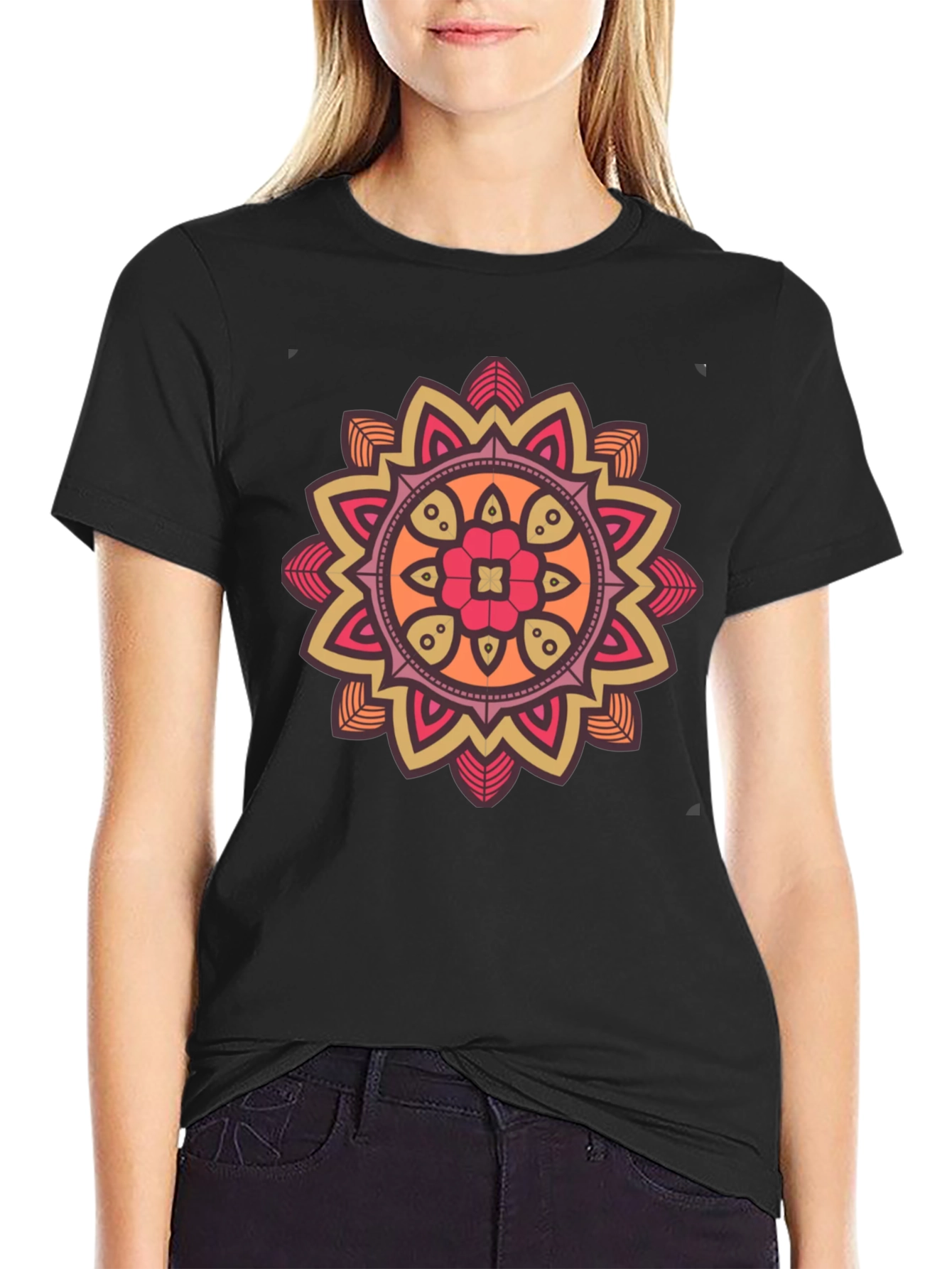 Mandala Graphic T-Shirt - Unique Artistic Design