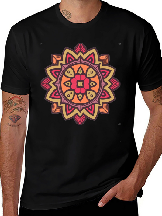 Mandala Graphic T-Shirt - Unique Artistic Design