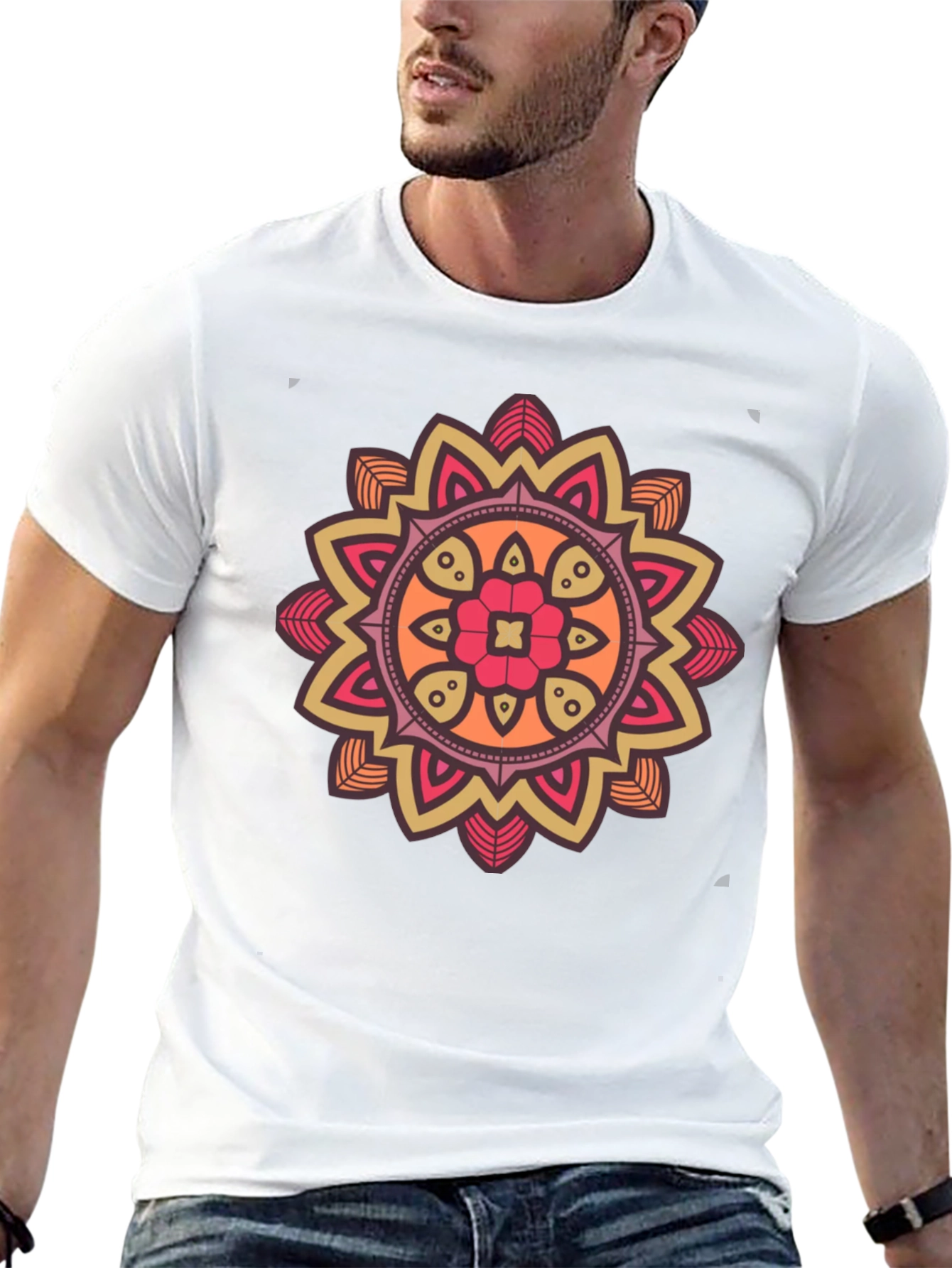 Mandala Graphic T-Shirt - Unique Artistic Design