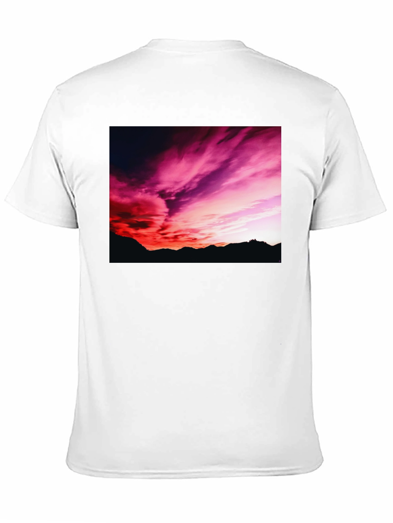 Sunset Sky Black T-Shirt