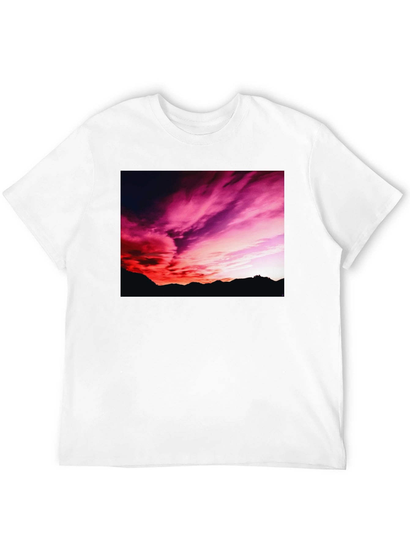 Sunset Sky Black T-Shirt