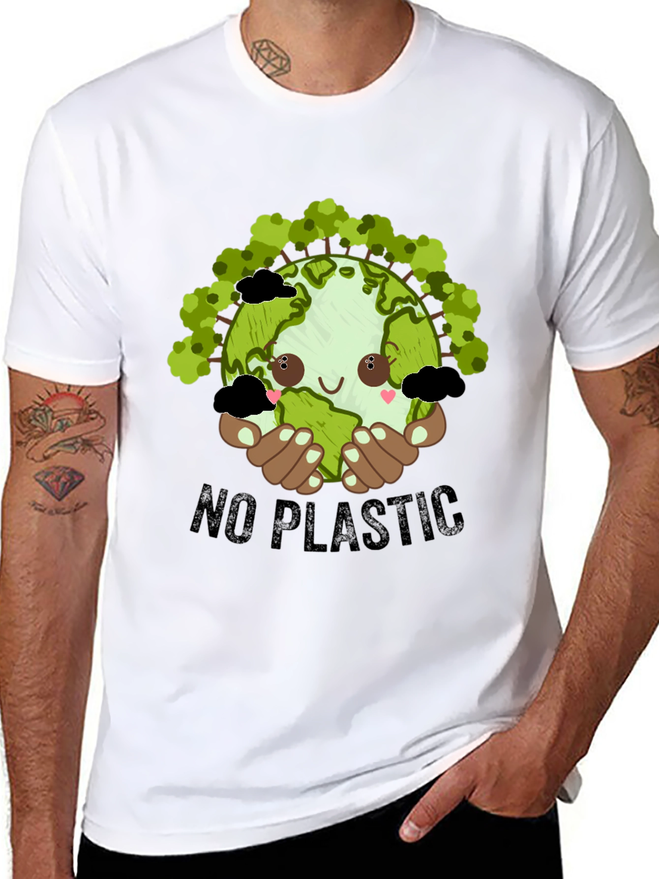 Eco-Friendly No Plastic T-Shirt