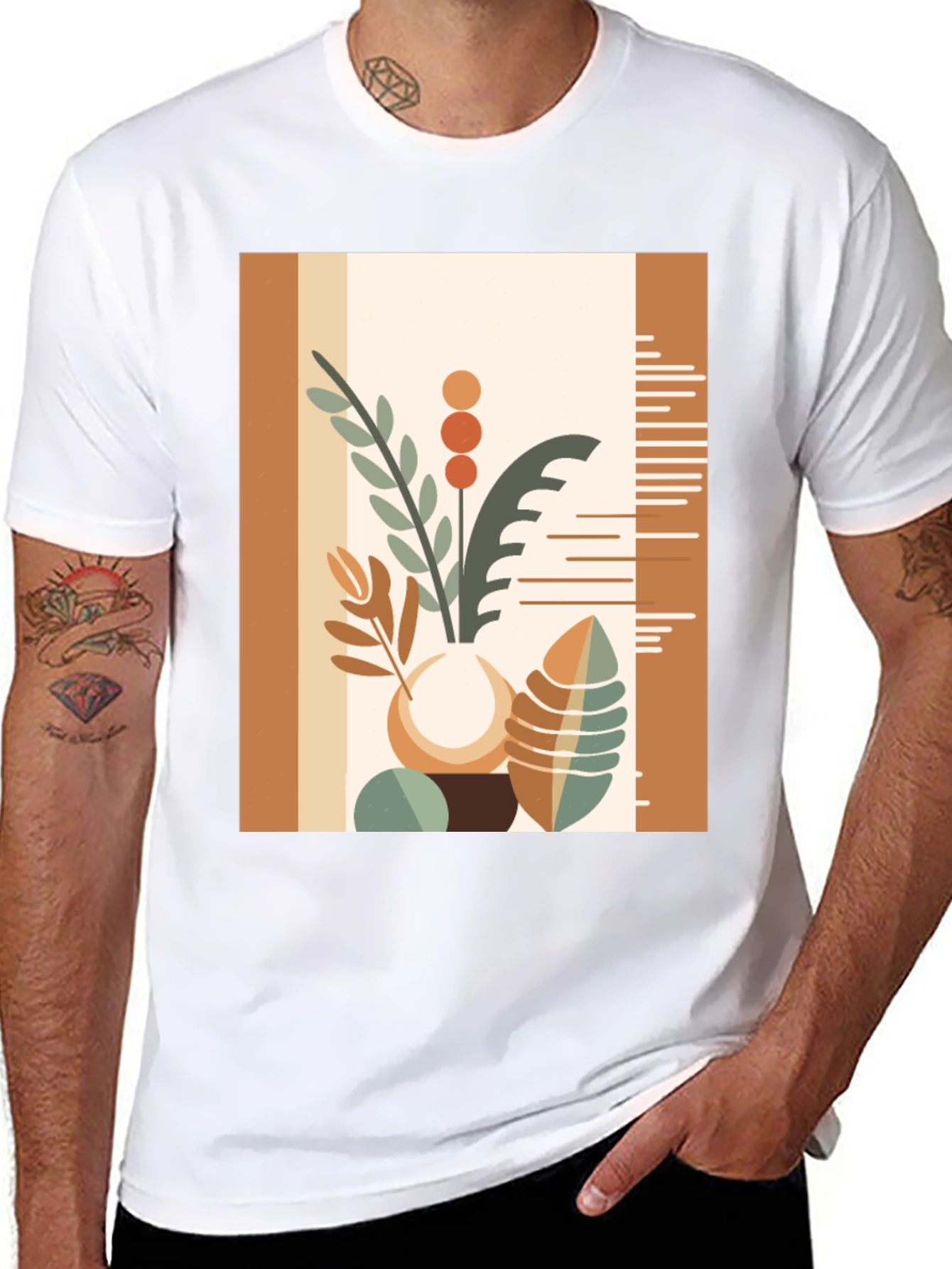 Modern Art Graphic T-Shirt