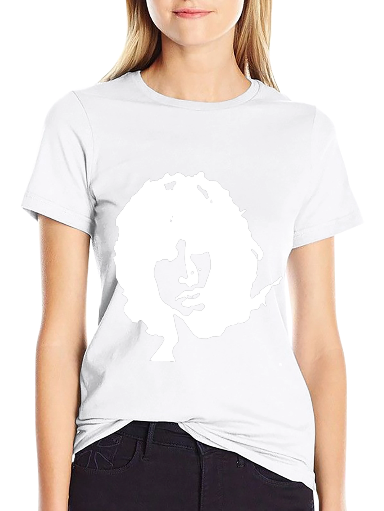 Retro Silhouette Graphic Black T-Shirt