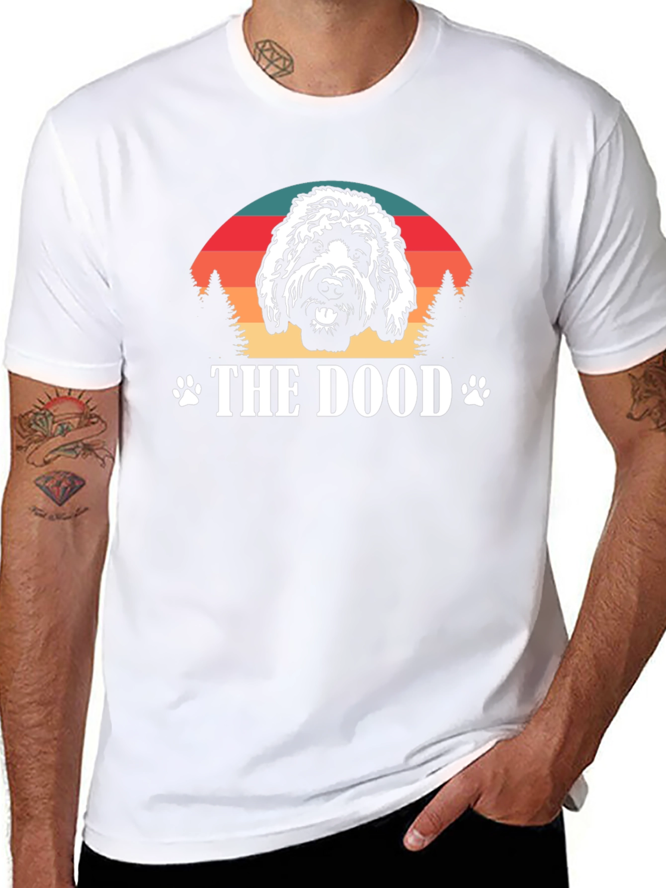 The Dood T-Shirt - Dog Lover Retro Style
