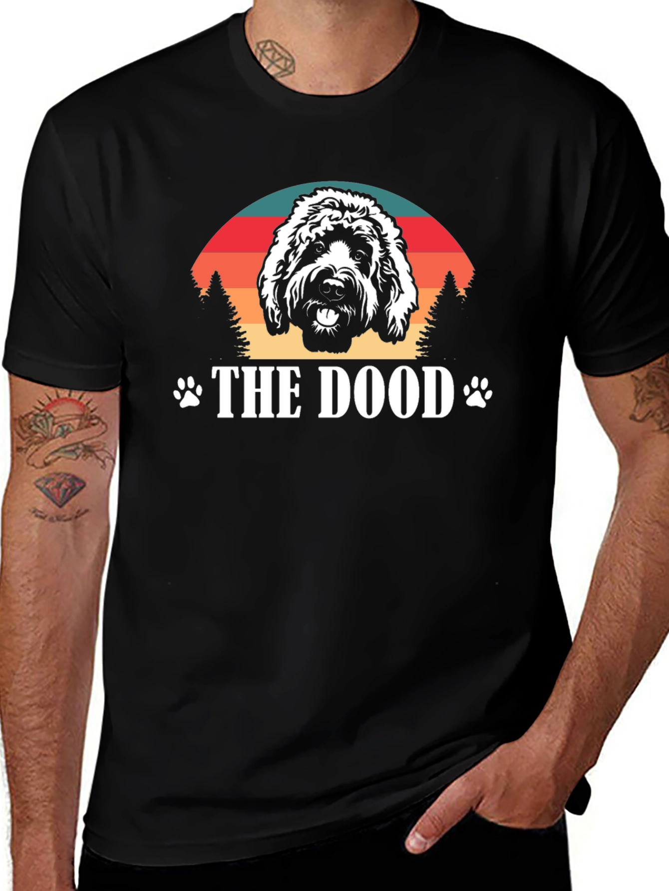 The Dood T-Shirt - Dog Lover Retro Style
