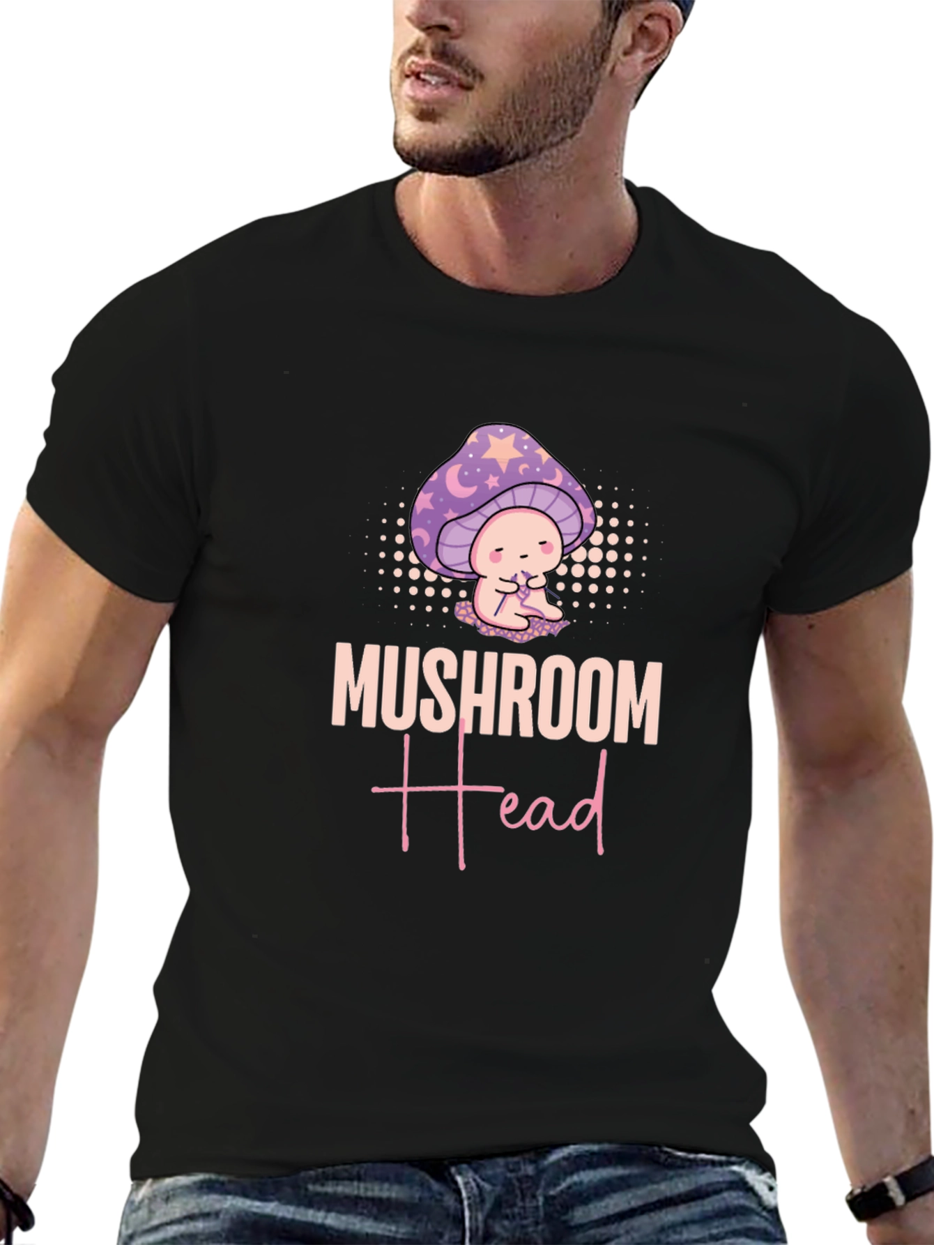 Mushroom Head Graphic Tee