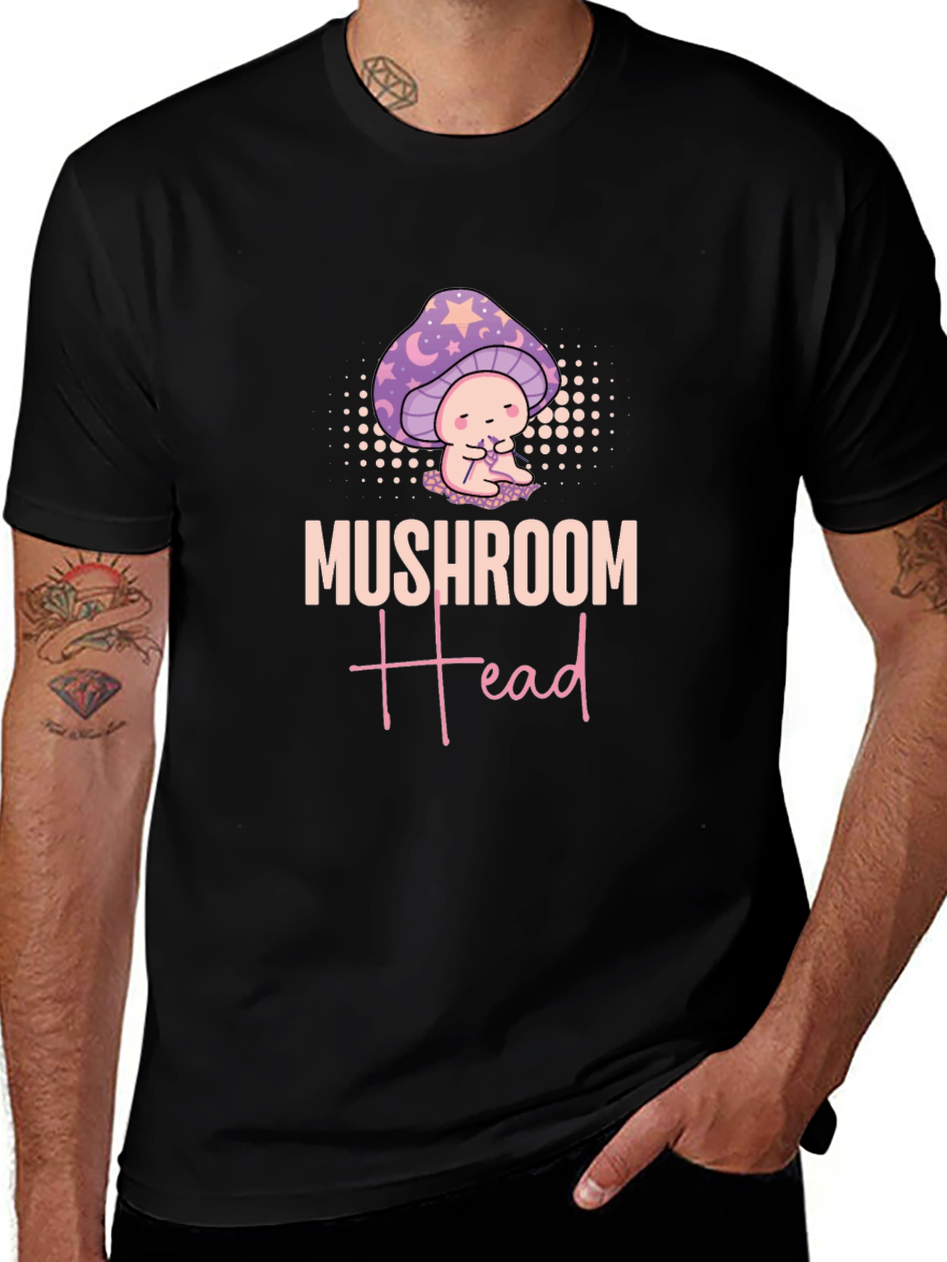 Mushroom Head Graphic Tee