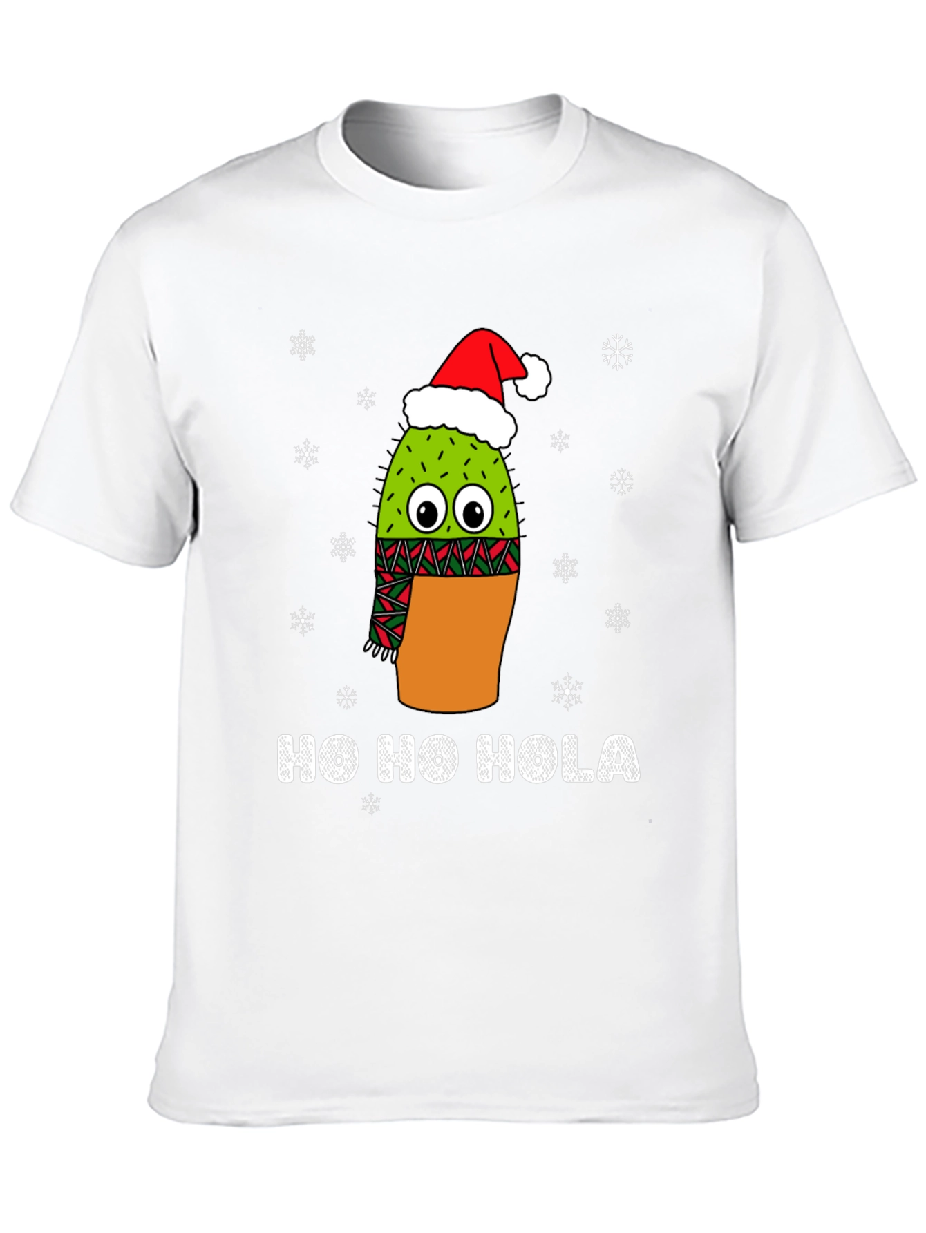 Ho Ho Hola Christmas Cactus T-Shirt
