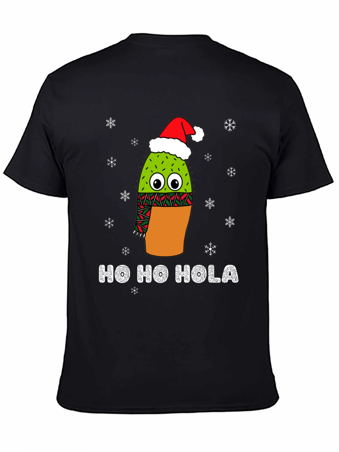 Ho Ho Hola Christmas Cactus T-Shirt