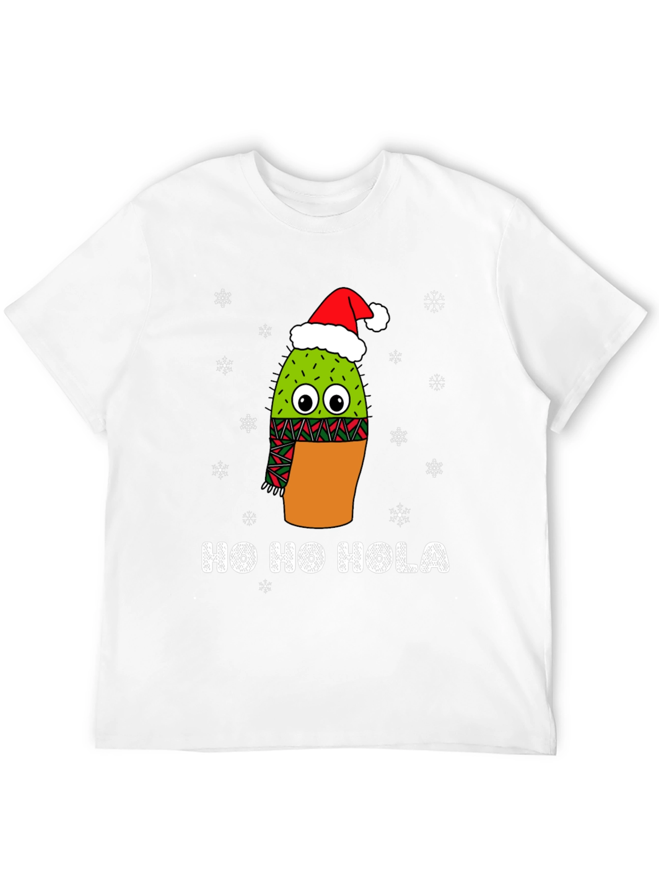 Ho Ho Hola Christmas Cactus T-Shirt