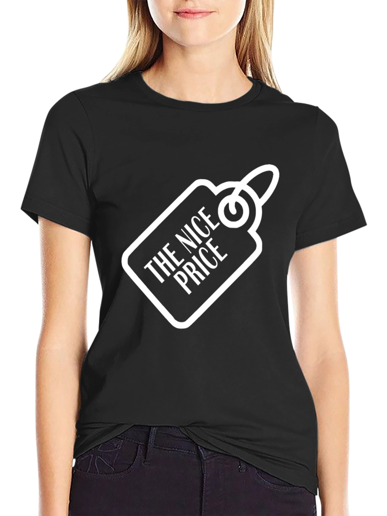 The Nice Price Black Graphic Tee