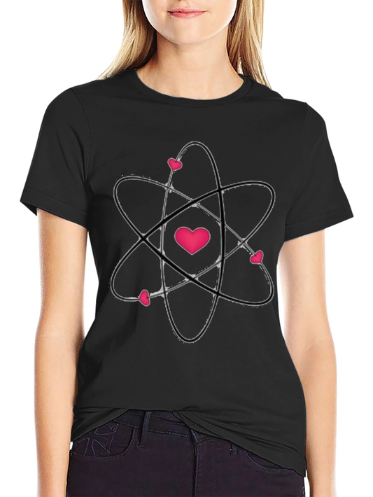 Atom Heart T-Shirt - Science Love Tee