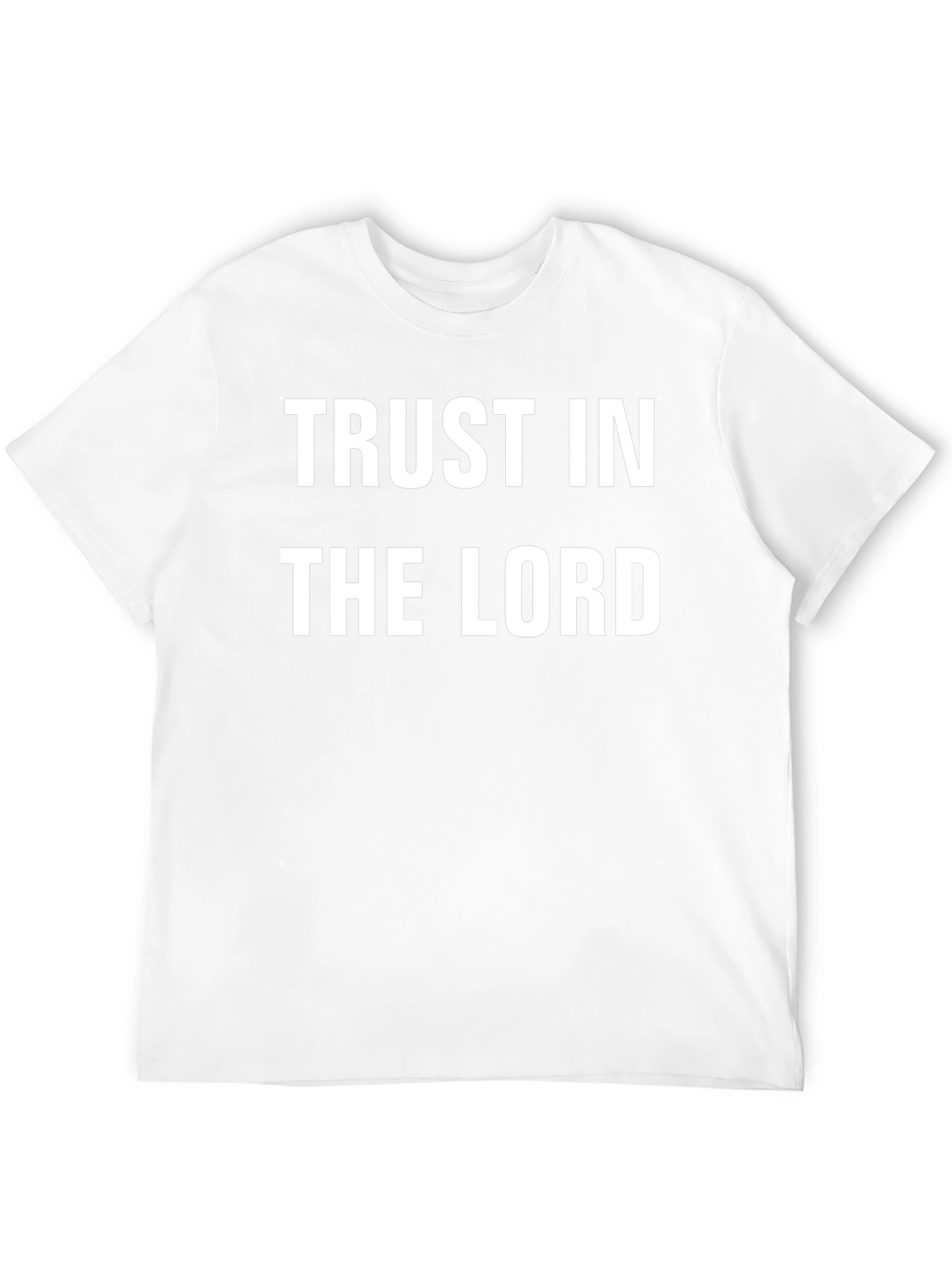 Trust in the Lord Black Christian T-Shirt