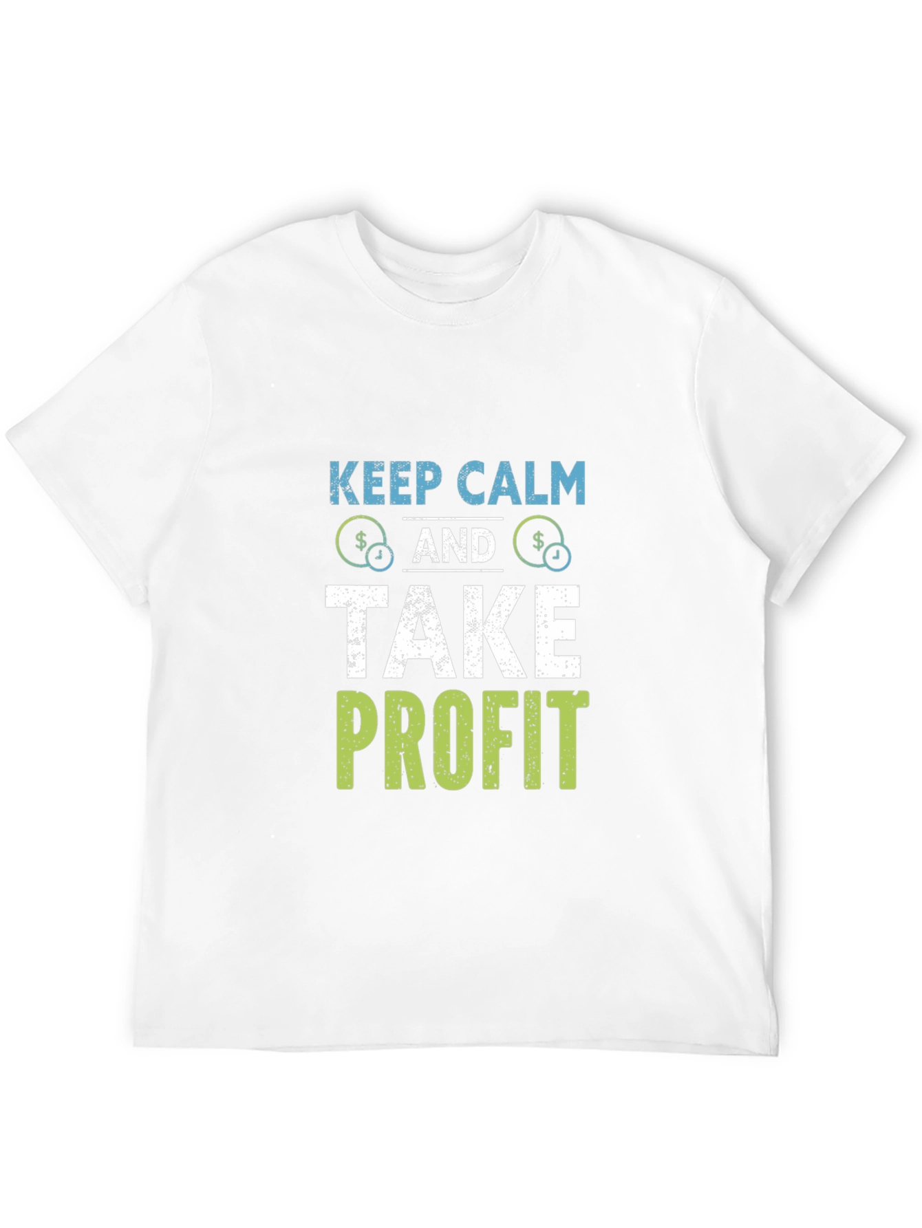 Keep Calm & Take Profit Black T-Shirt