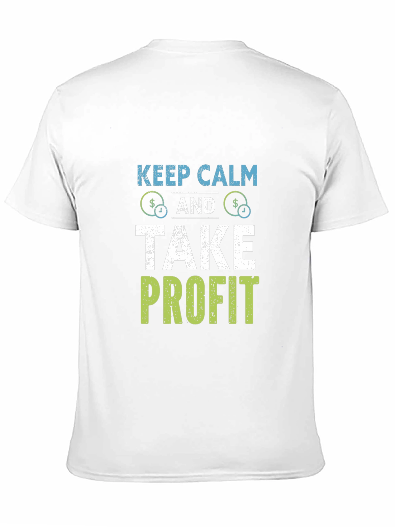 Keep Calm & Take Profit Black T-Shirt