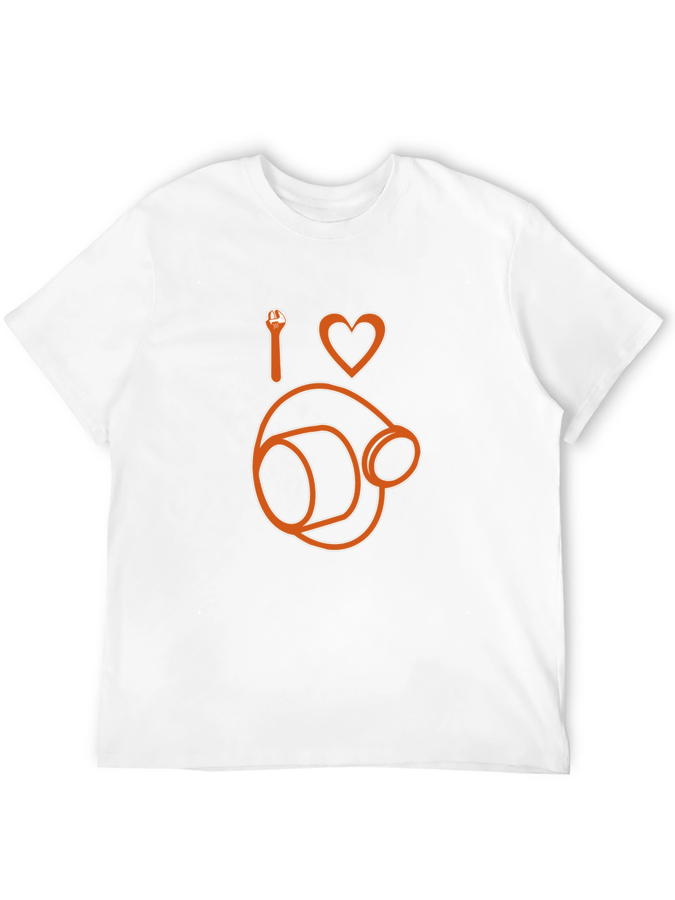 I Love Headset T-Shirt Gamer Tee