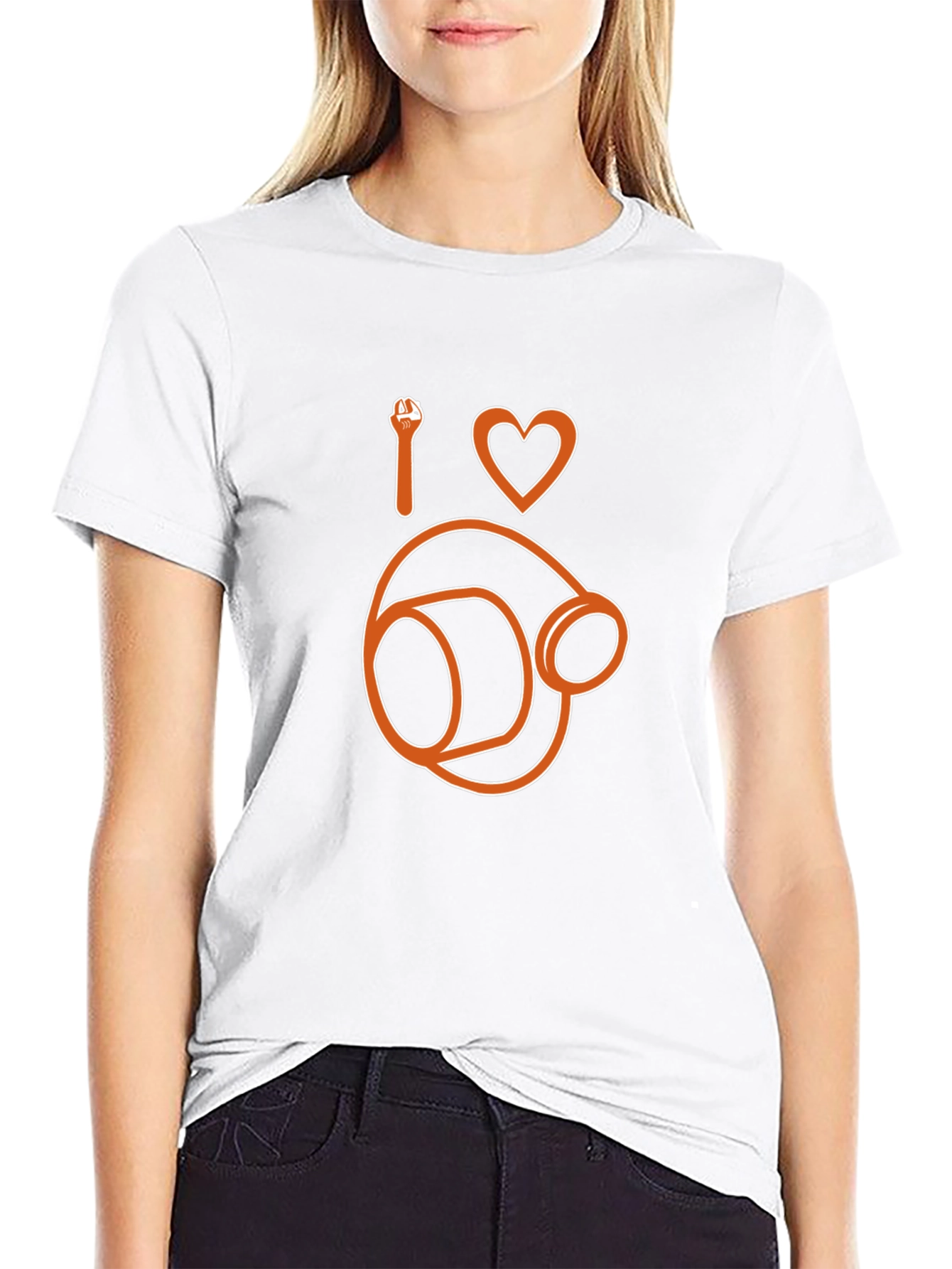 I Love Headset T-Shirt Gamer Tee