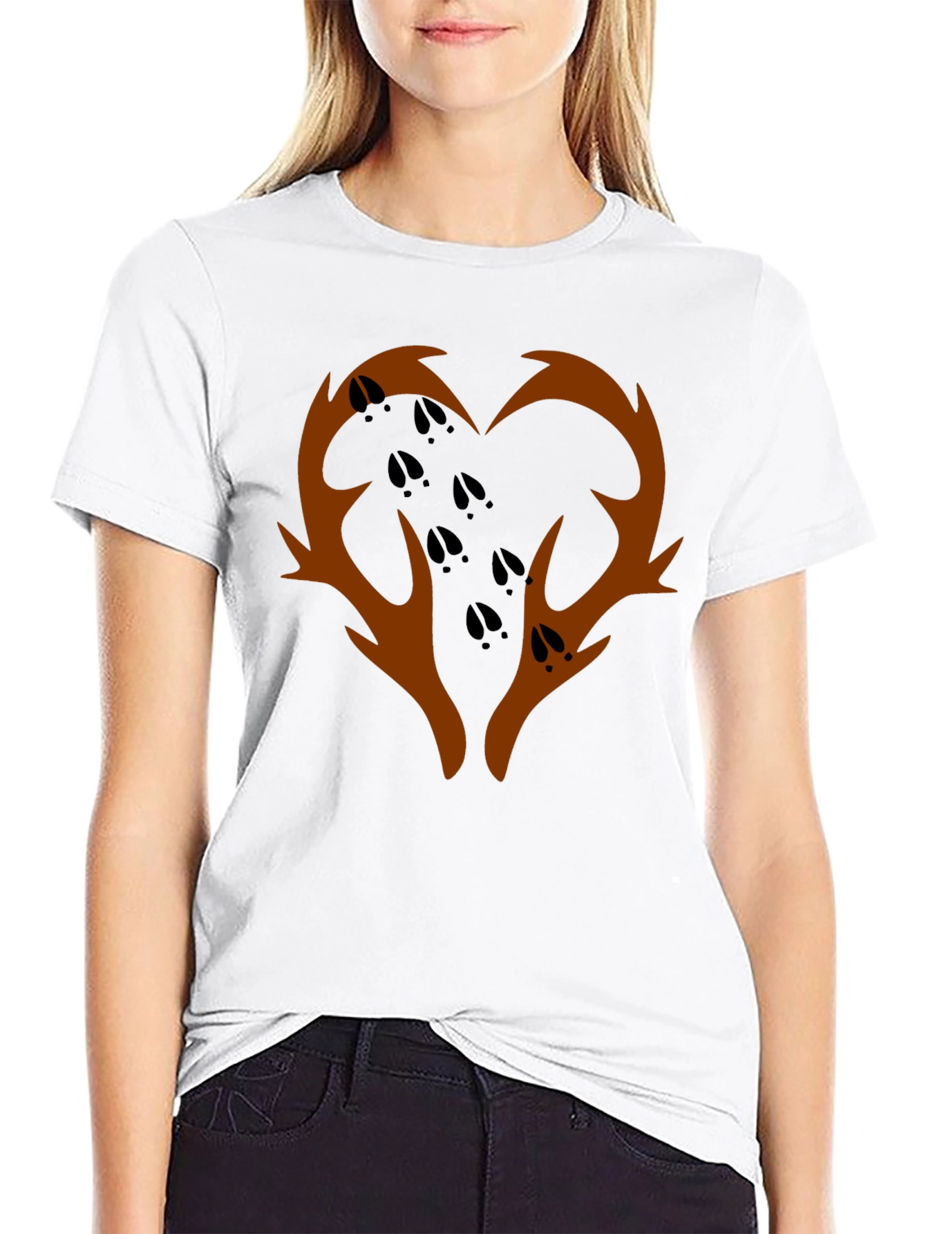 Antler Heart T-Shirt