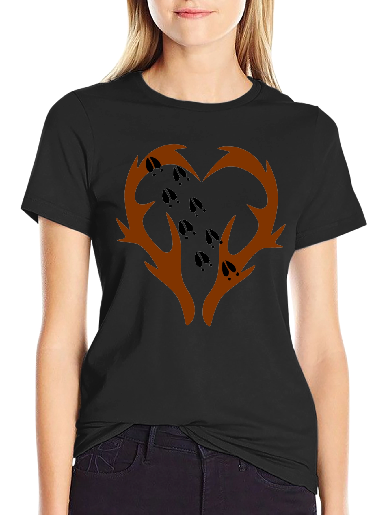 Antler Heart T-Shirt