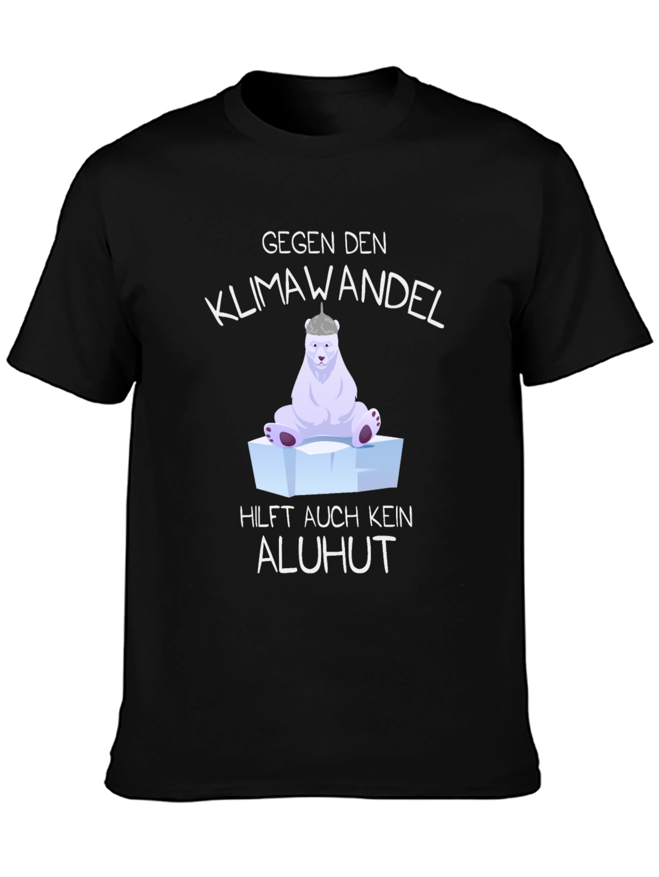 Climate Change T-Shirt - Polar Bear Graphic