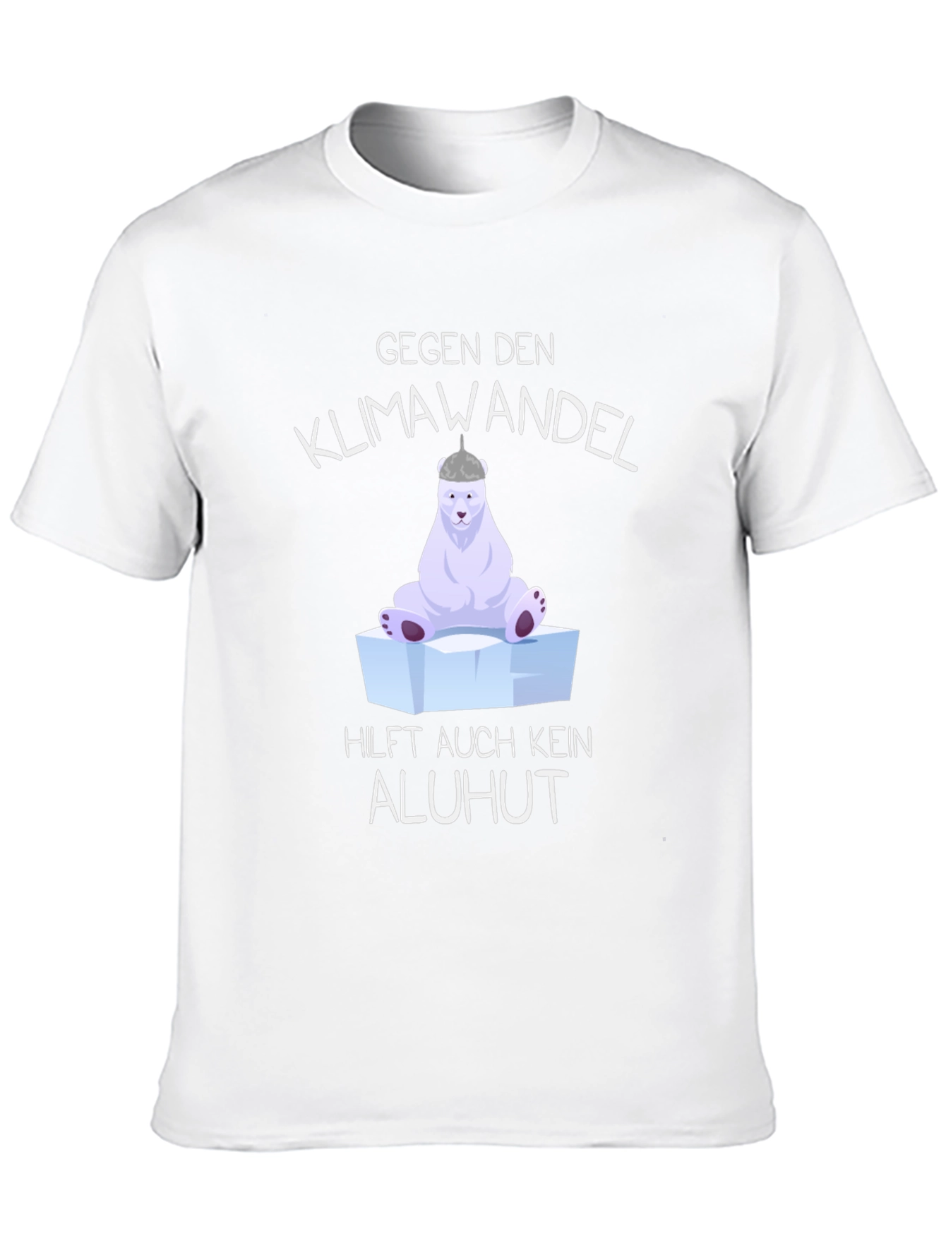 Climate Change T-Shirt - Polar Bear Graphic