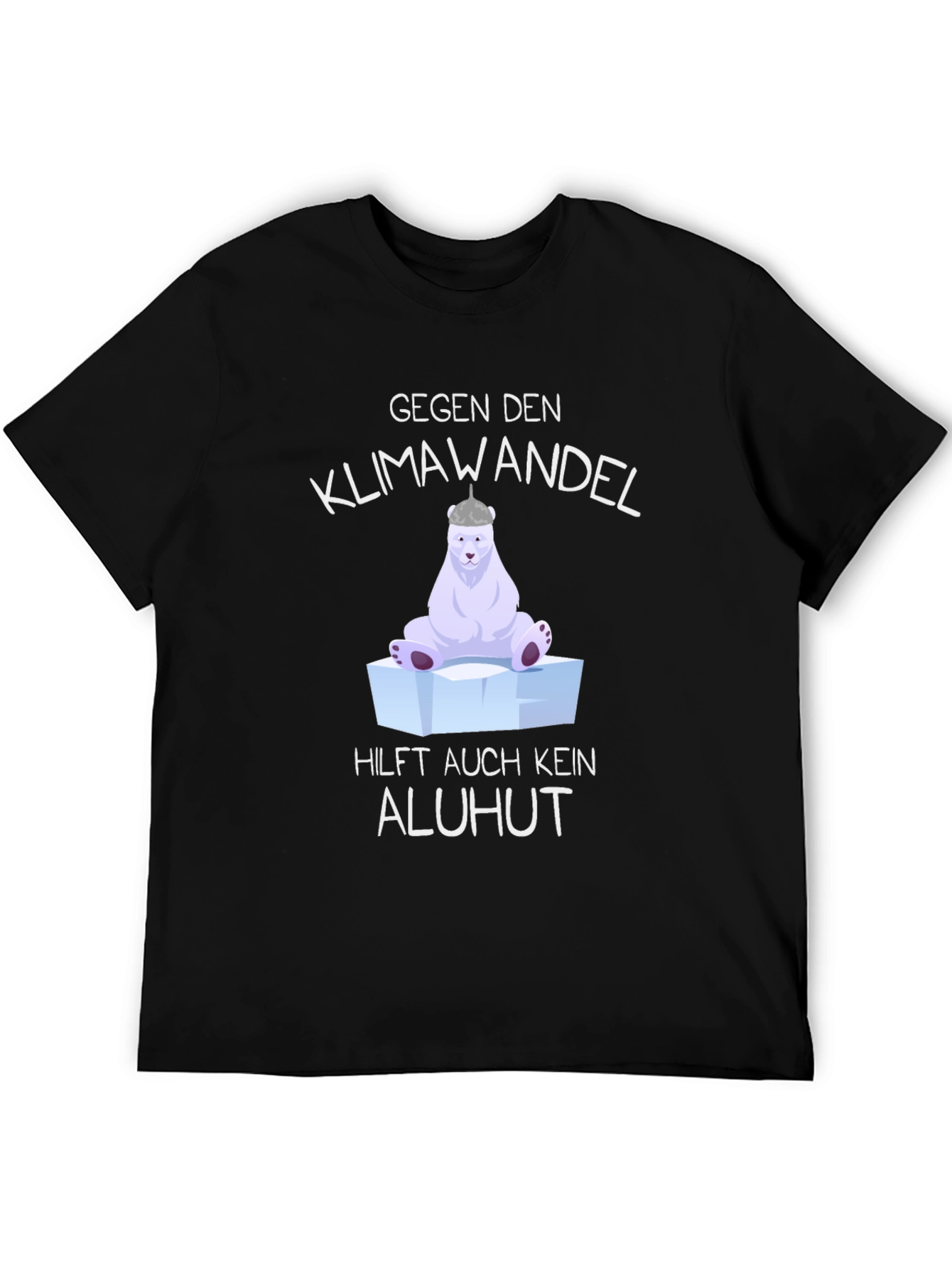 Climate Change T-Shirt - Polar Bear Graphic
