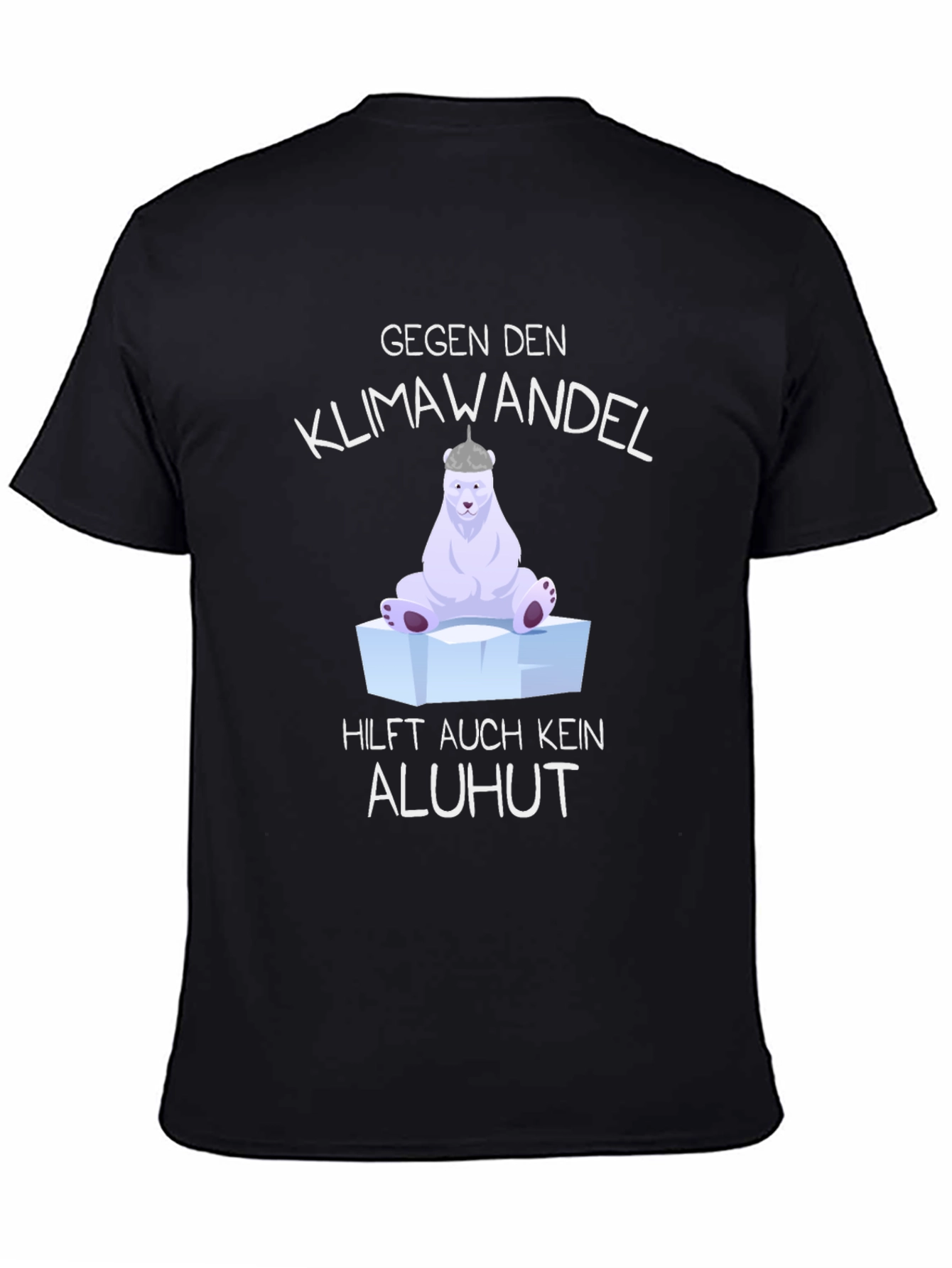 Climate Change T-Shirt - Polar Bear Graphic