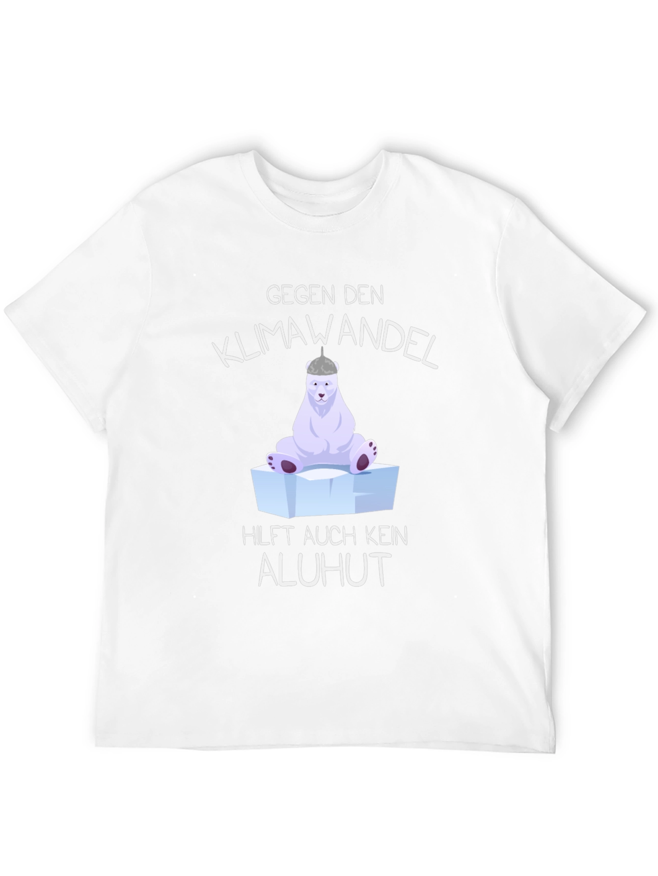 Climate Change T-Shirt - Polar Bear Graphic