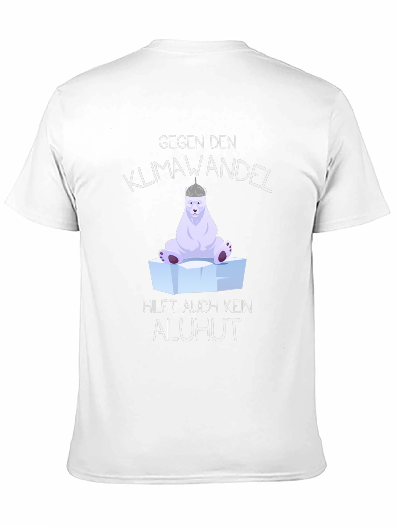 Climate Change T-Shirt - Polar Bear Graphic