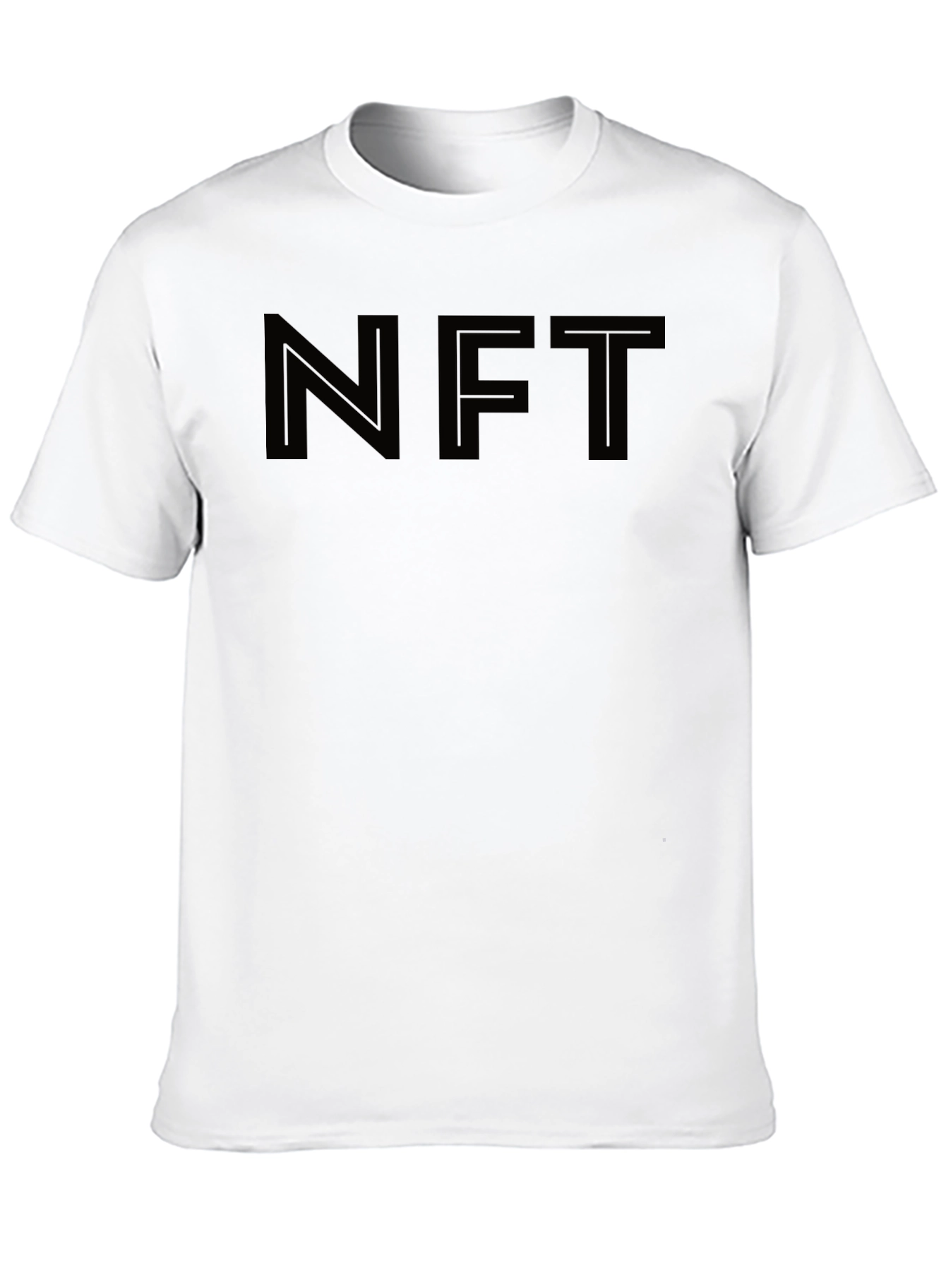 NFT Black Graphic Tee - Trendy Crypto Fashion