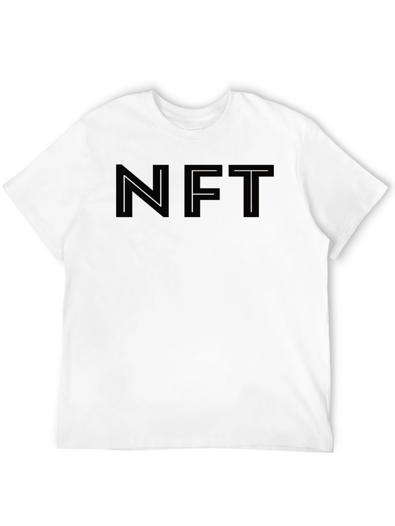 NFT Black Graphic Tee - Trendy Crypto Fashion