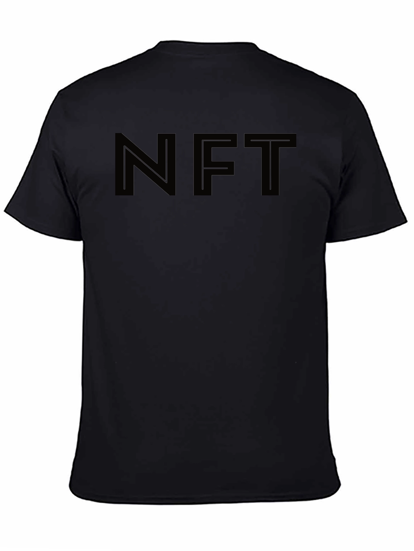 NFT Black Graphic Tee - Trendy Crypto Fashion