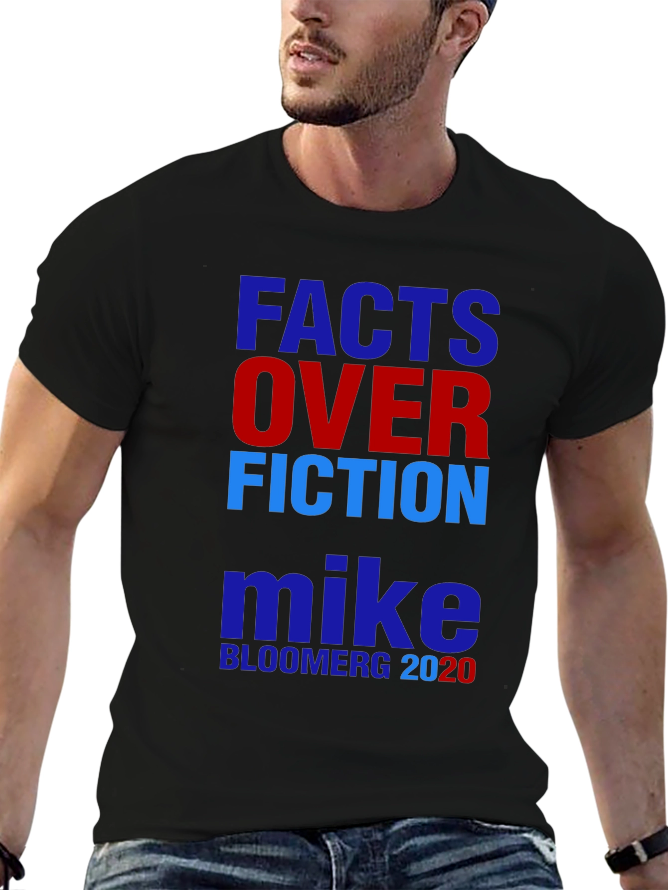 Facts Over Fiction Mike Bloomberg 2020 T-Shirt