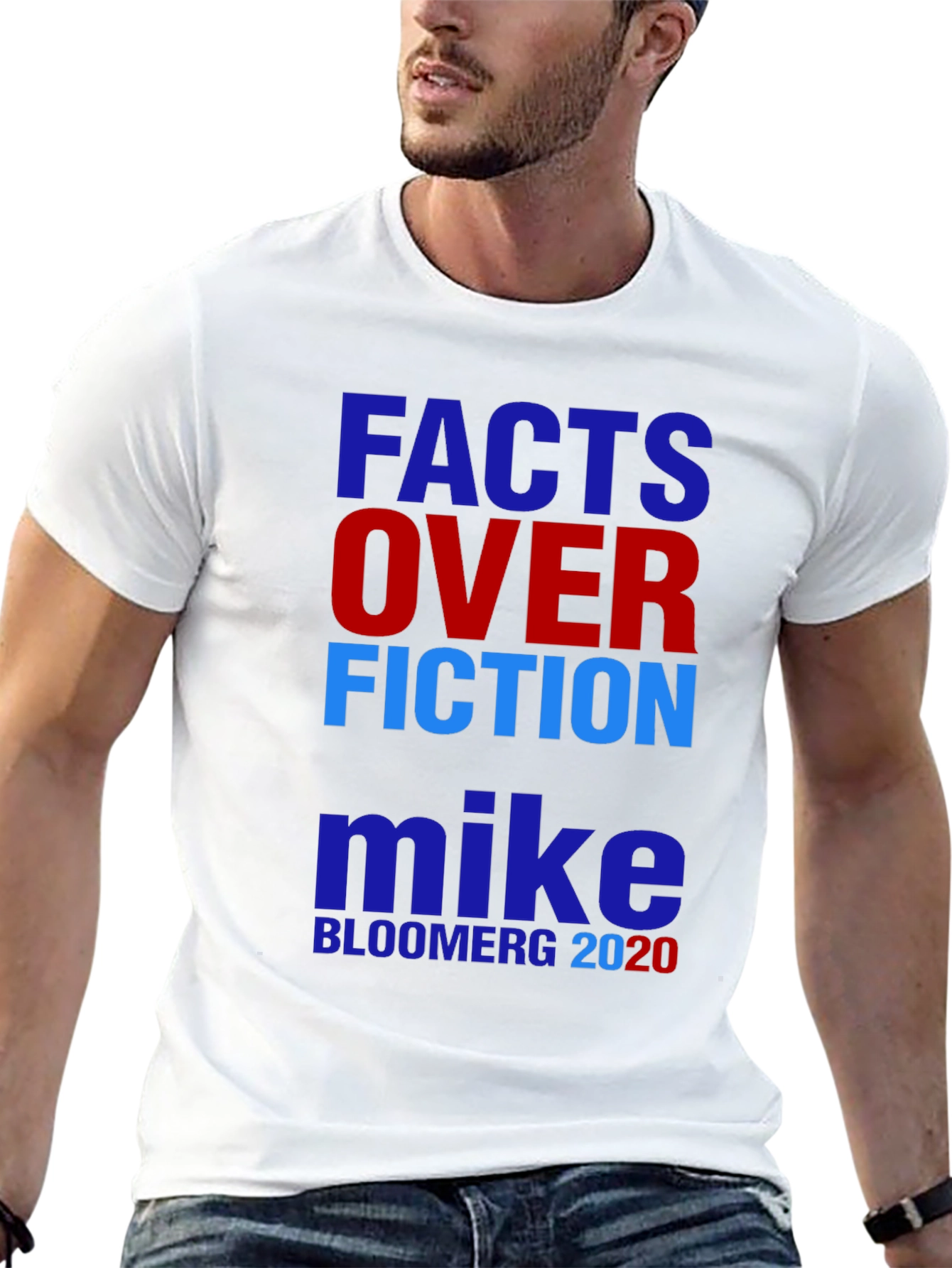 Facts Over Fiction Mike Bloomberg 2020 T-Shirt