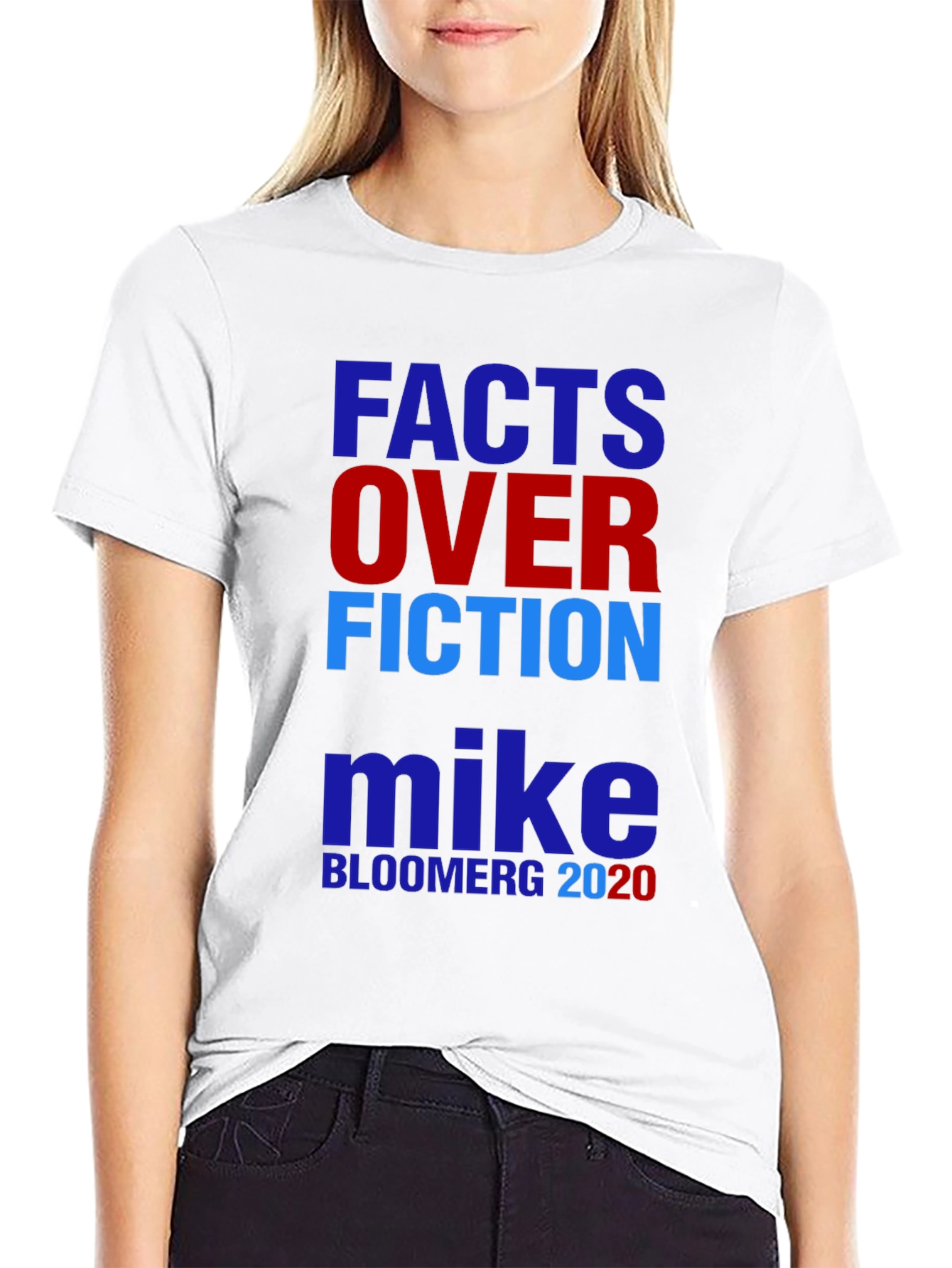 Facts Over Fiction Mike Bloomberg 2020 T-Shirt
