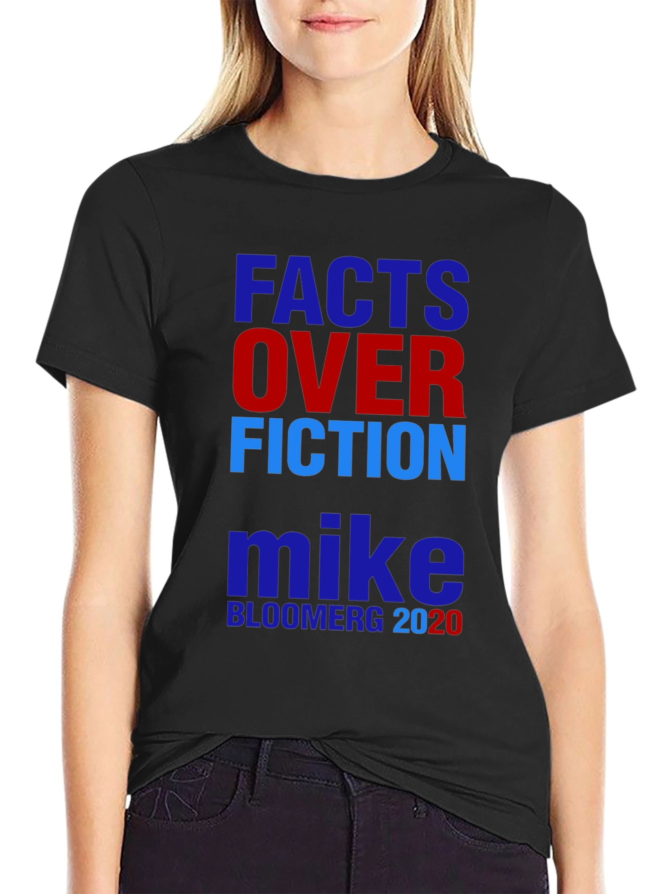 Facts Over Fiction Mike Bloomberg 2020 T-Shirt