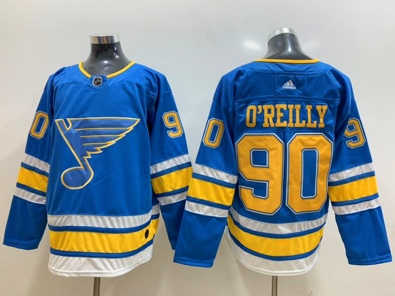 Men's St. Louis Blues Ryan O'Reilly #90 Blue Breakaway Jerseys