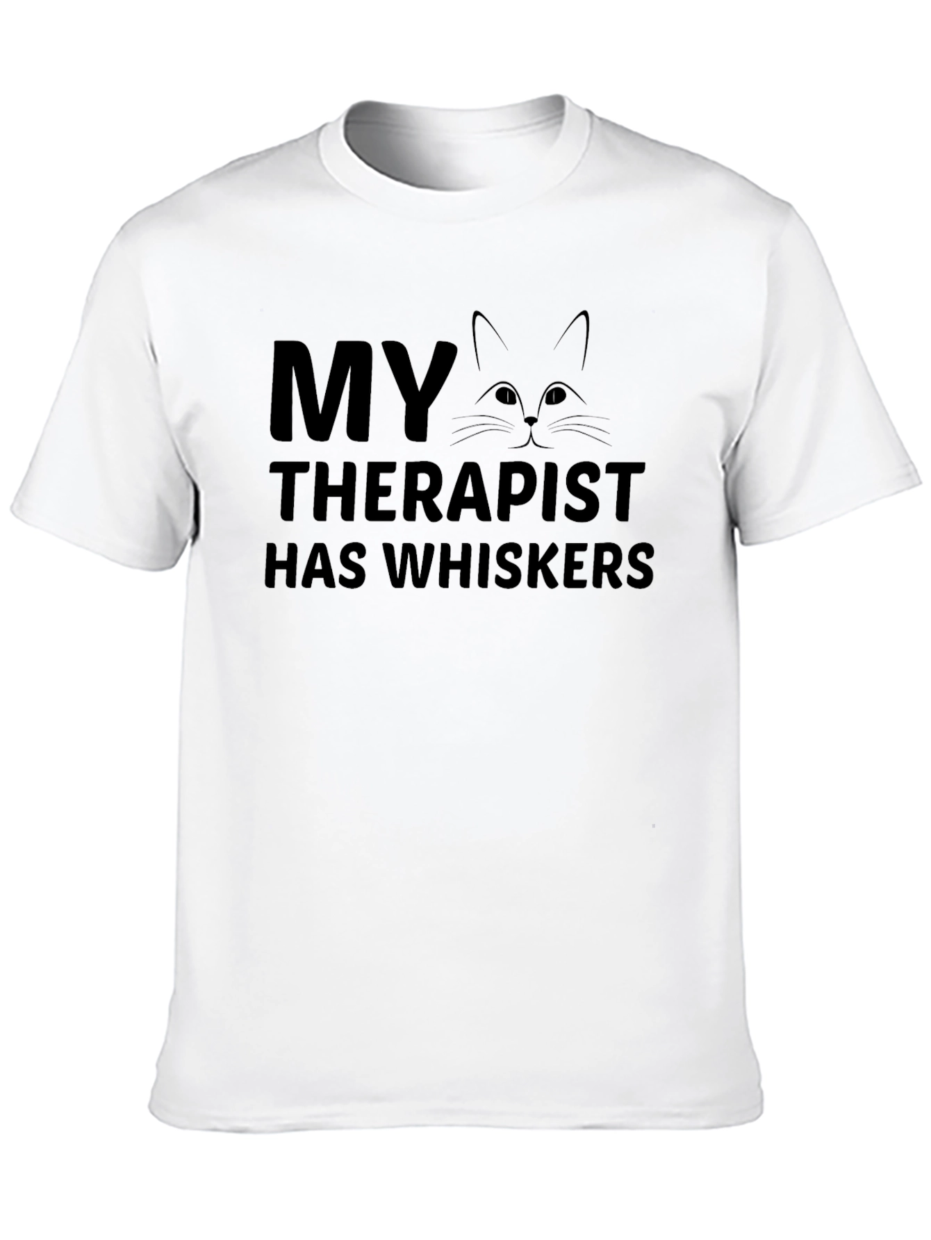 My Therapist Has Whiskers Cat Lover T-Shirt