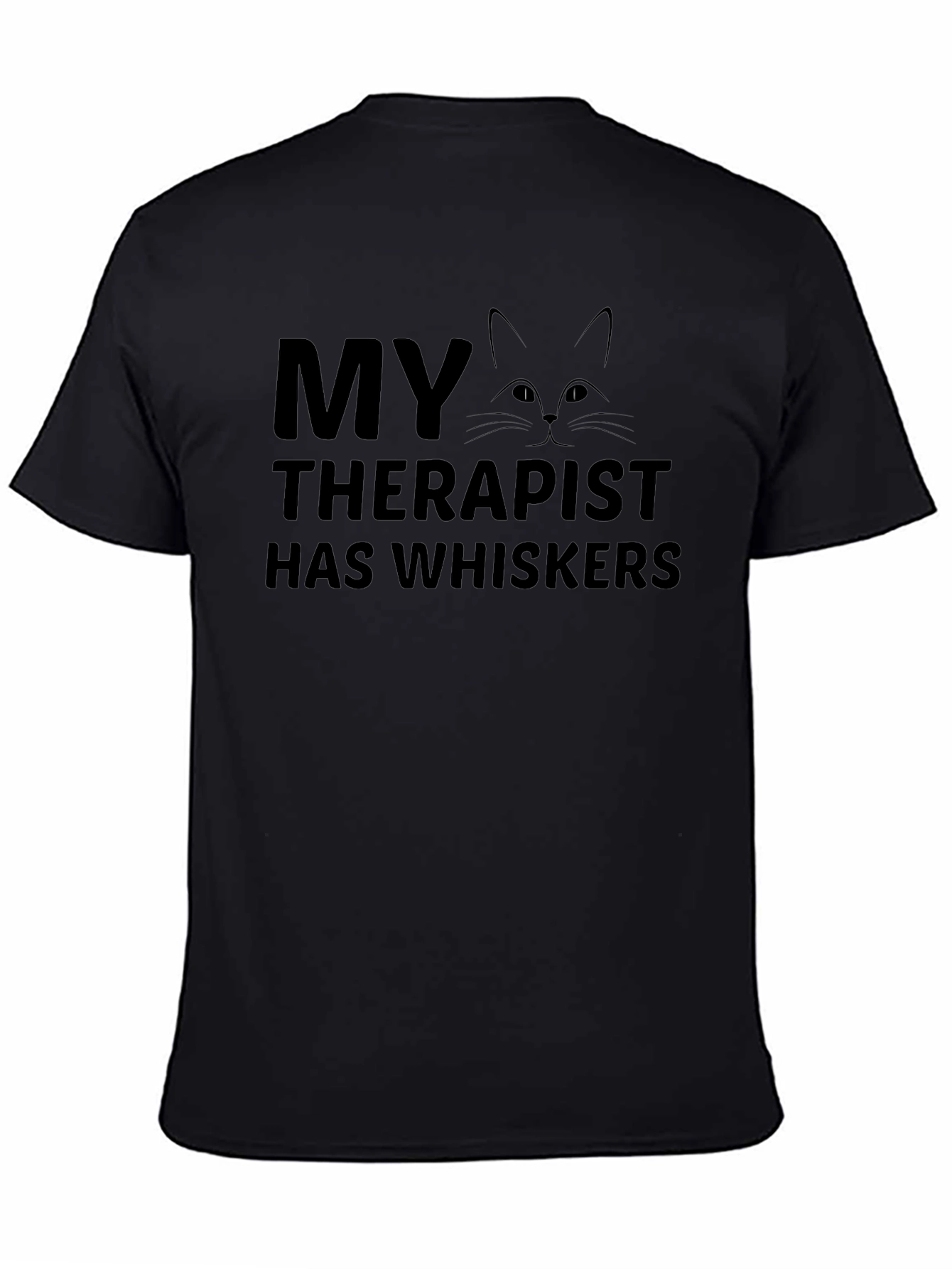 My Therapist Has Whiskers Cat Lover T-Shirt