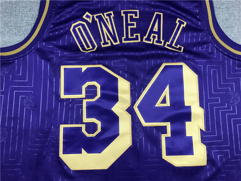 Men's Los Angeles Lakers Shaquille O'Neal Hardwood Classics Swingman Jerseys