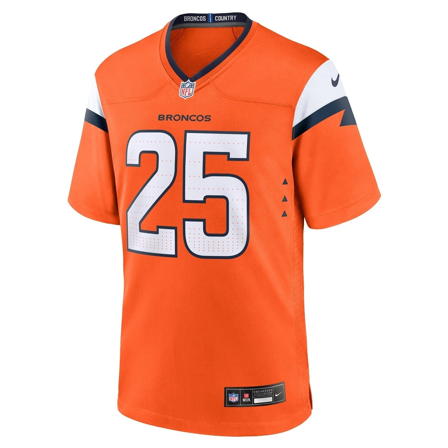 Blake Watson Denver Broncos Nike Team Game Jersey -  Orange