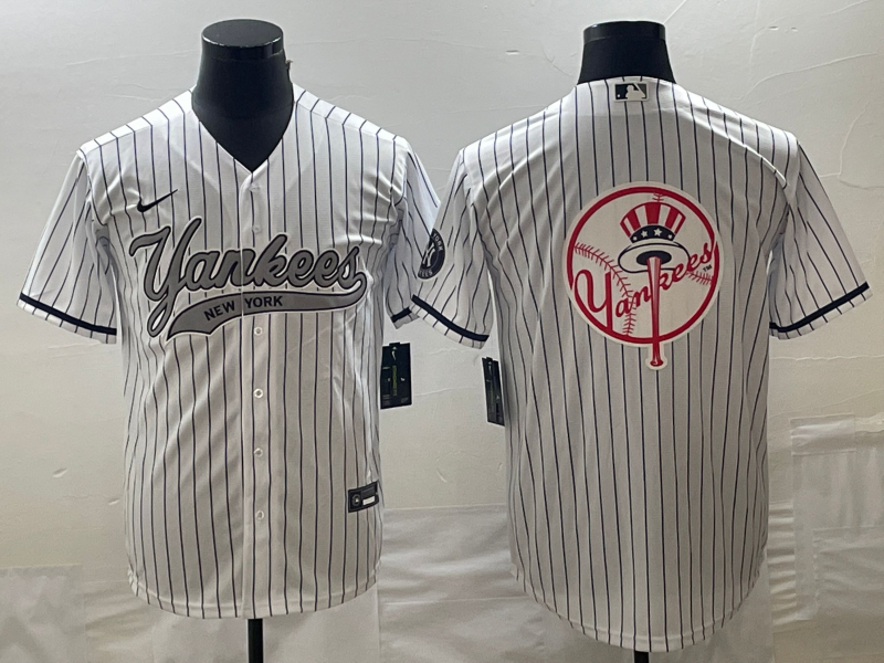 Men's New York Yankees White Team Jerseys Joint Edition