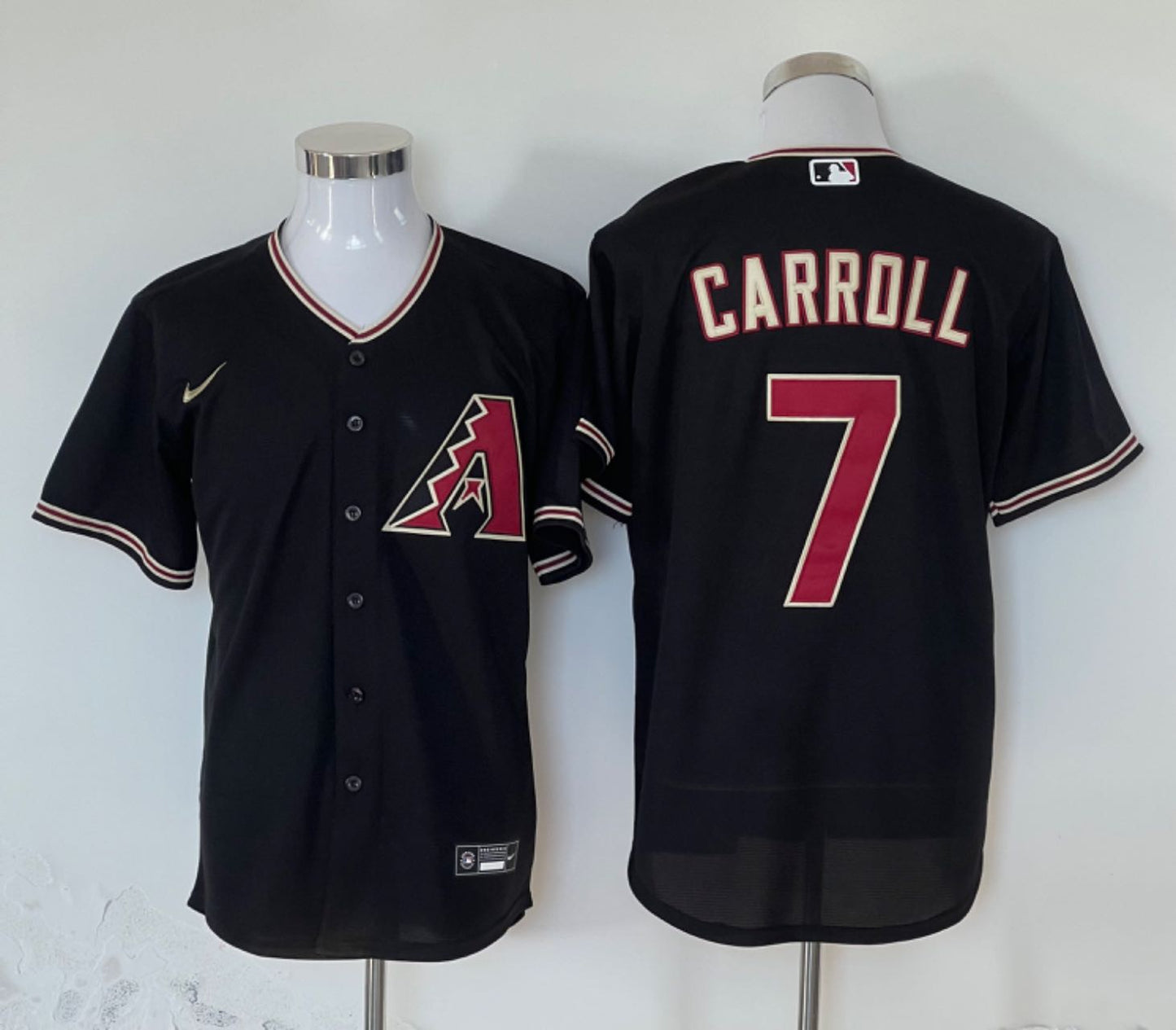 Men's Arizona Diamondbacks Corbin Carroll #7 Black Limited Player Jerseys