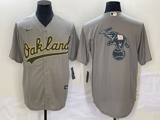 Men's Oakland Athletics Gray Replica Game Jerseys