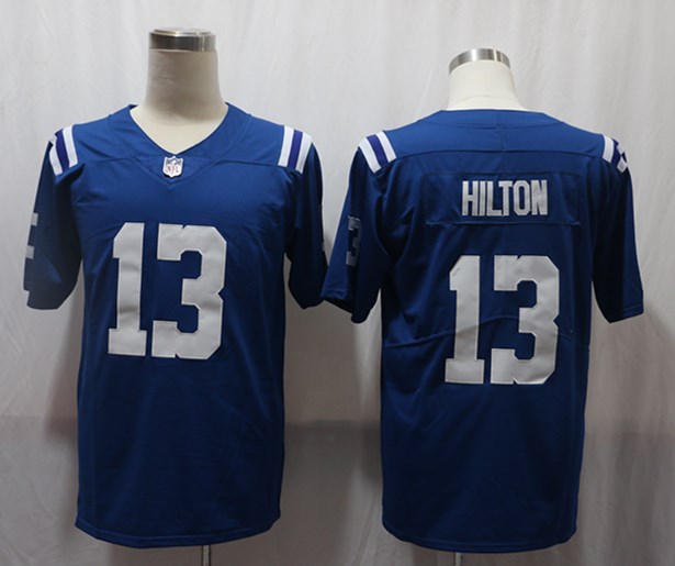 Men's Indianapolis Colts TY Hilton Blue Game Jerseys